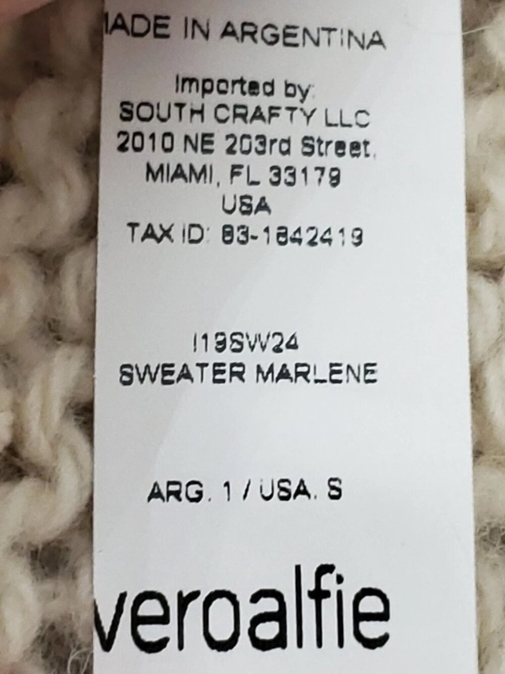 Veroalfie by Anthropologie Marlene Fringed Tunic Sweater Mohair/Wool Blend Small - Picture 11 of 14